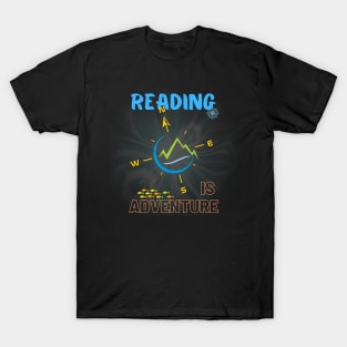 Reading Adventure Library Student Teacher Book Bookaholic T-Shirt